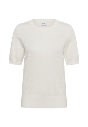 Saint Tropez, MILASZ POINTELLE SS PULLOVER - Trükipildiga T-särk - ice
