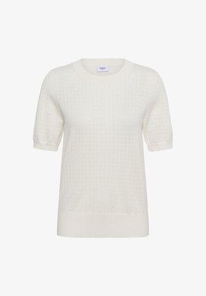 Saint Tropez, MILASZ POINTELLE SHORT SLEEVE - Nyomott mintás póló - ice