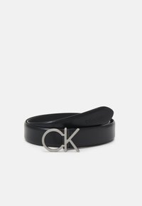 Calvin Klein - LOCK LOGO BELT - Josta - black Miniatūras attēls 1