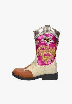 Shoesme Cowboy/Biker boots - goudkleur