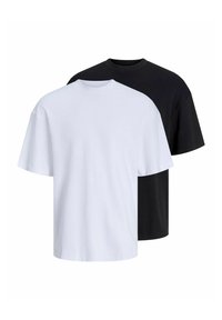 2ER-PACK EINFARBIG RUNDHALS - Camiseta básica - white