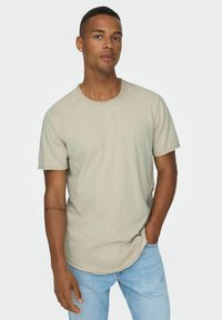 Only & Sons ONSBENNE LIFE TEE - Camiseta básica - light grey