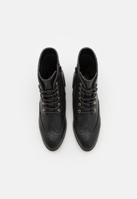 Anna Field Wide Fit Botines con cordones - black
