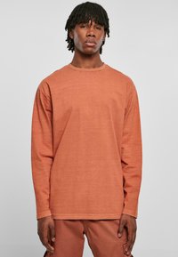 Urban Classics - CLASSICS LONGSLEEVE - Bluză de molton - terracotta Imagine miniatură 1