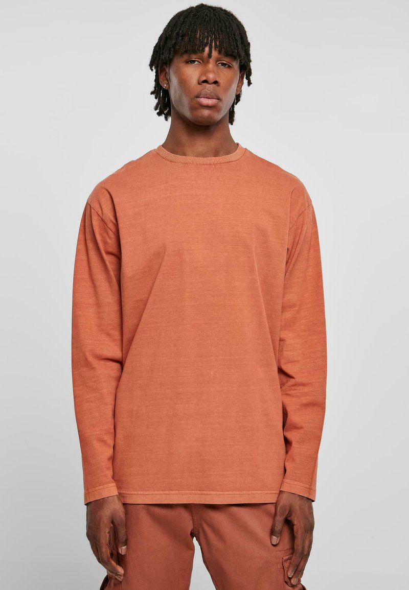 Urban Classics - CLASSICS LONGSLEEVE - Collegepaita - terracotta, Suurenna