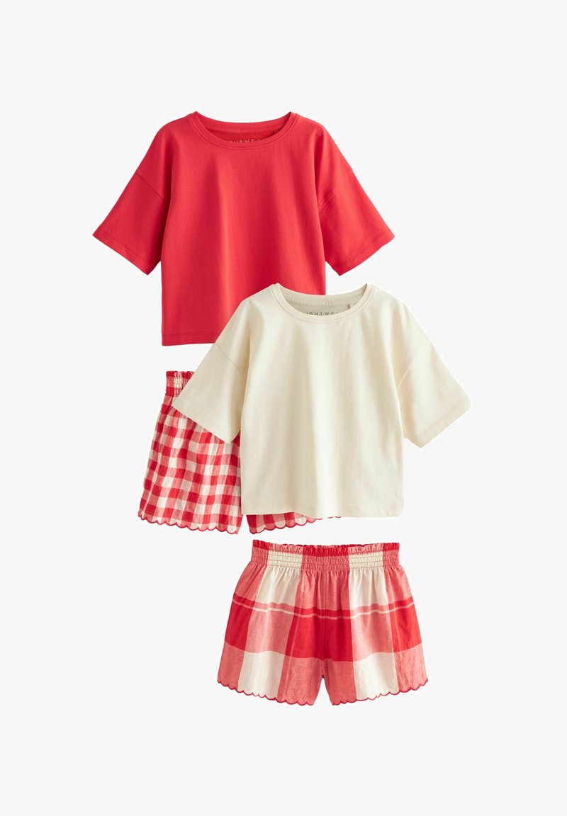 Next 2 PACK - REGULAR FIT - Pyžamová sada - red white