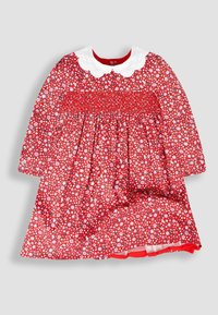 JoJo Maman Bébé BLOSSOM SMOCKED PARTY REGULAR FIT - Vapaa-ajan mekko - red