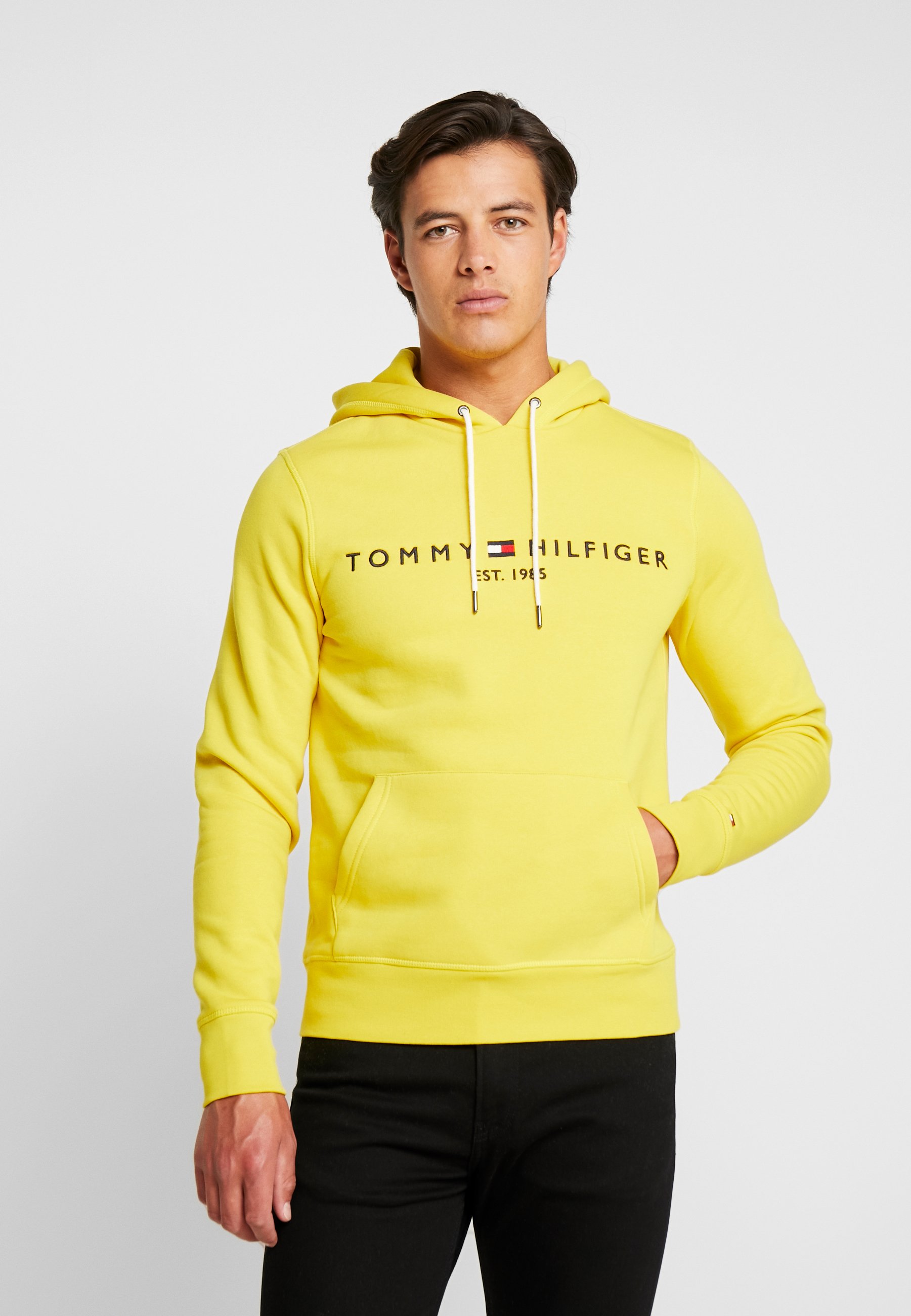 pull jaune tommy hilfiger