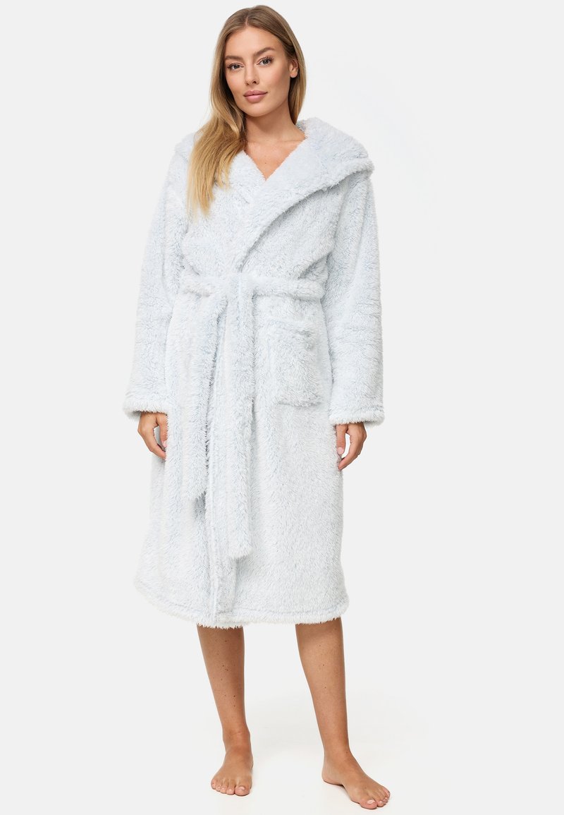 Threadbare TEDDY Dressing gown baby blue/blue Zalando.de