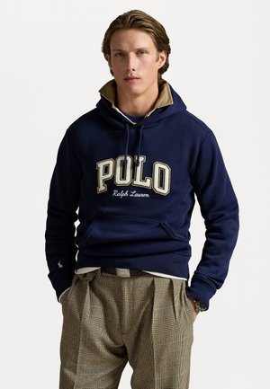 LOGO FLEECE HOODIE - Hættetrøje - cruise navy