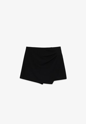 INSIDE, FALDA PANTALÓN MINI - Falda pantalón - black