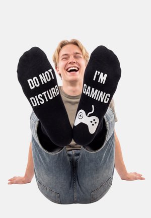 Mr Ukko, 2-PACK DO NOT DISTURB I M GAMING SUKAT 39-44 EU - Chaussettes - mixed