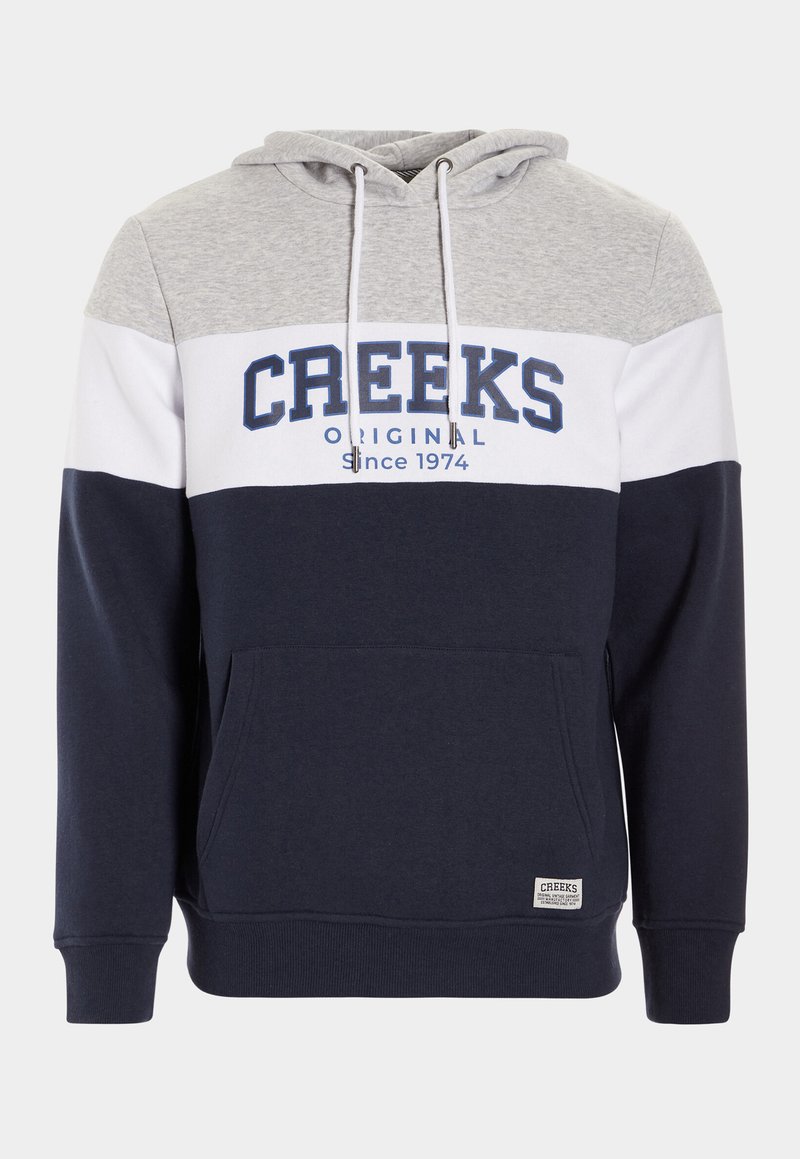 Creeks Sweat zippé - gris foncé
