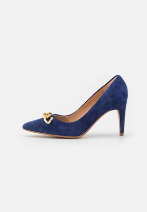 Højhælede pumps - blue