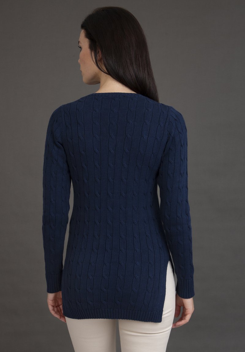 Damen Strickjacken | Sir Raymond Tailor Strickpullover navy/blau - CV10081 Damen Strickjacken | Sir Raymond Tailor Strickpullover navy/blau - CV10081