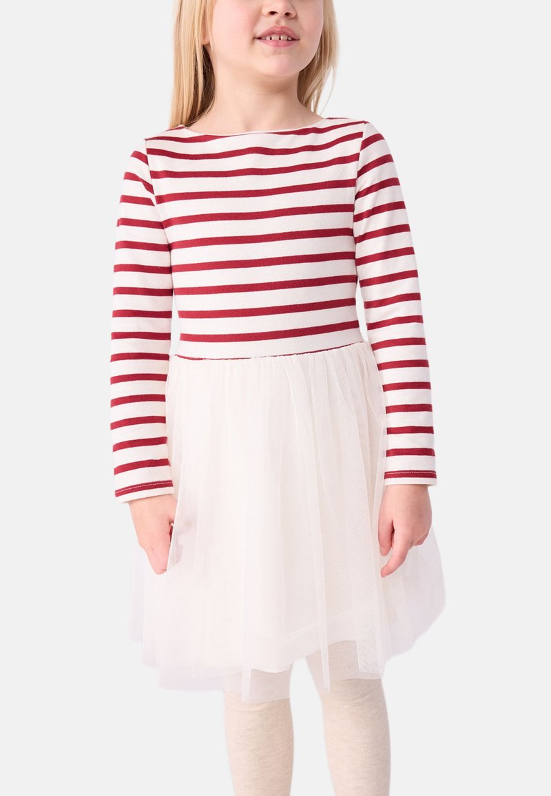 Petit Bateau ROBE  - Kjole - milk/amarante