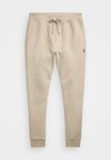 DOUBLE-KNIT JOGGER PANT - Tepláky - tuscan beige heather