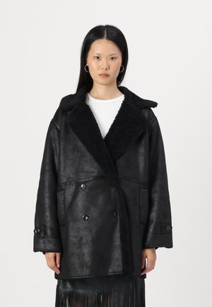 ONLYLVA BONDED COAT  - Klassisk frakke - black