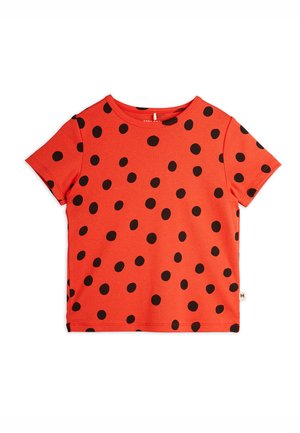 DOTS TEE UNISEX - Camiseta estampada - red
