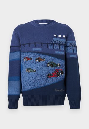 RACE DAY UNISEX - Pulóver - navy