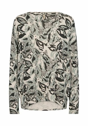 Soyaconcept SC-BIARA AOP 134 - Long sleeved top - mineral green combi