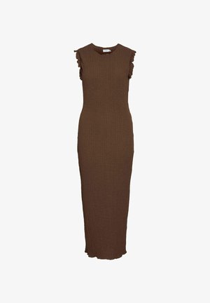 VILA, Midi VIMALMEN Sleeveless - Vabalt langev kleit - chocolate brown