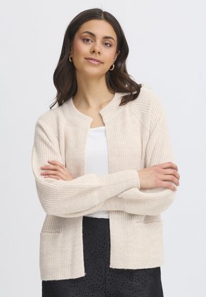 FRERETTA CAR 4 - Cardigan - limestone melange