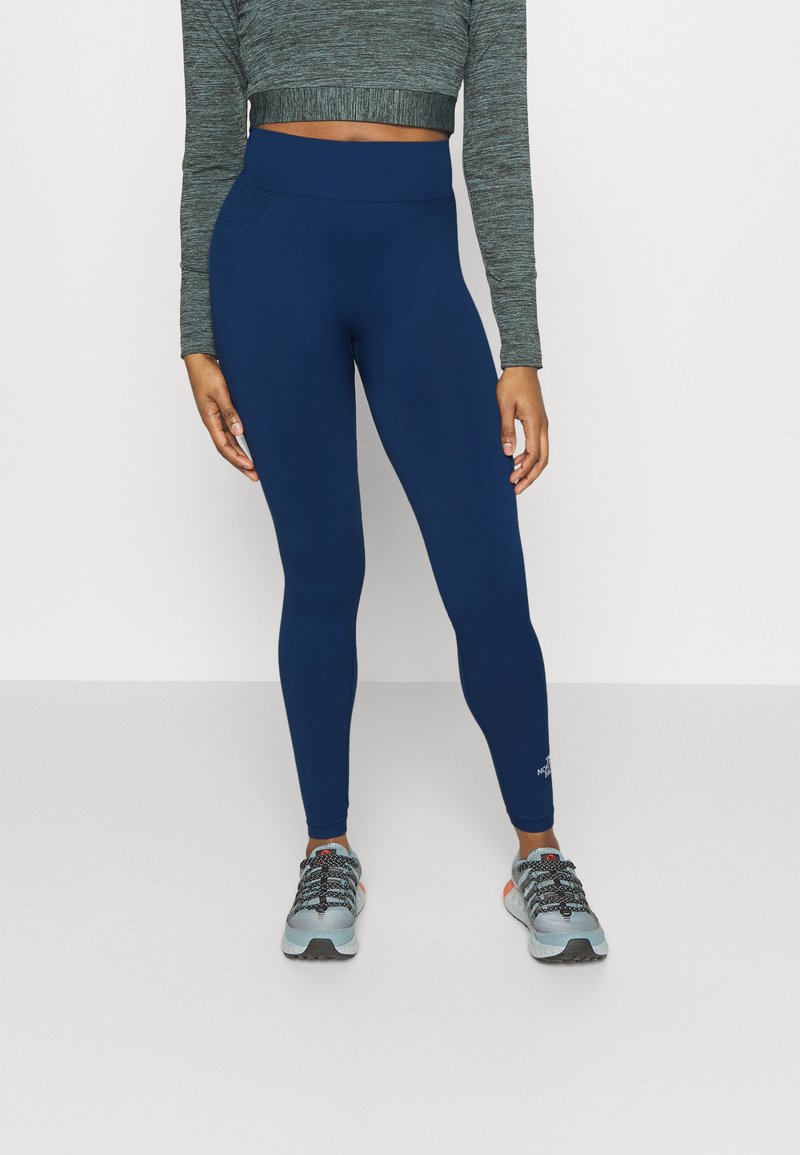 The North Face NEW SEAMLESS LEGGING Leggings shady blue/blue
