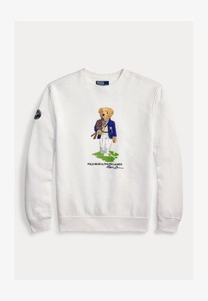 Polo Ralph Lauren, WIMBLEDON PULLOVDER - Bluză de molton - white