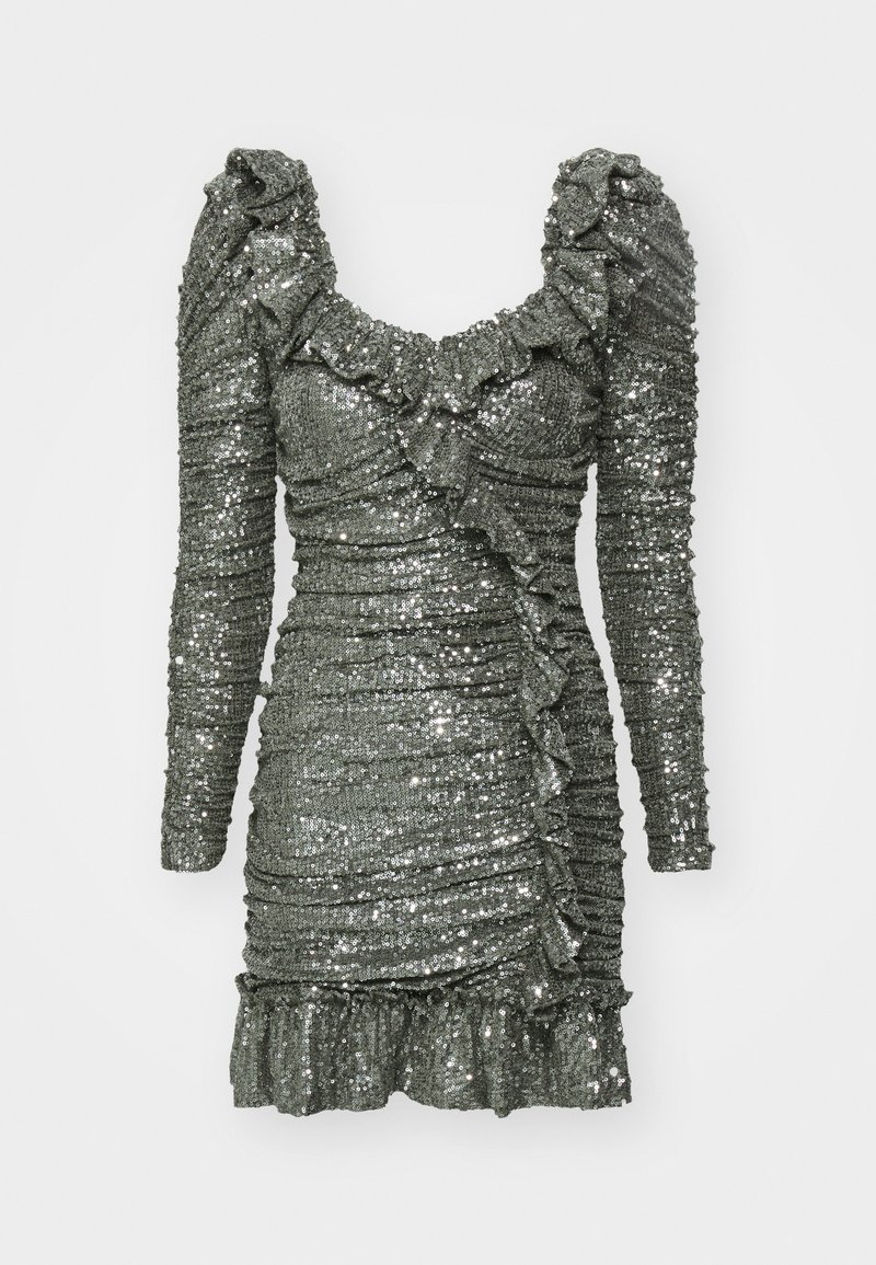 Needle & Thread Cocktailjurk donkergroen Needle & Thread Cocktailjurk donkergroen