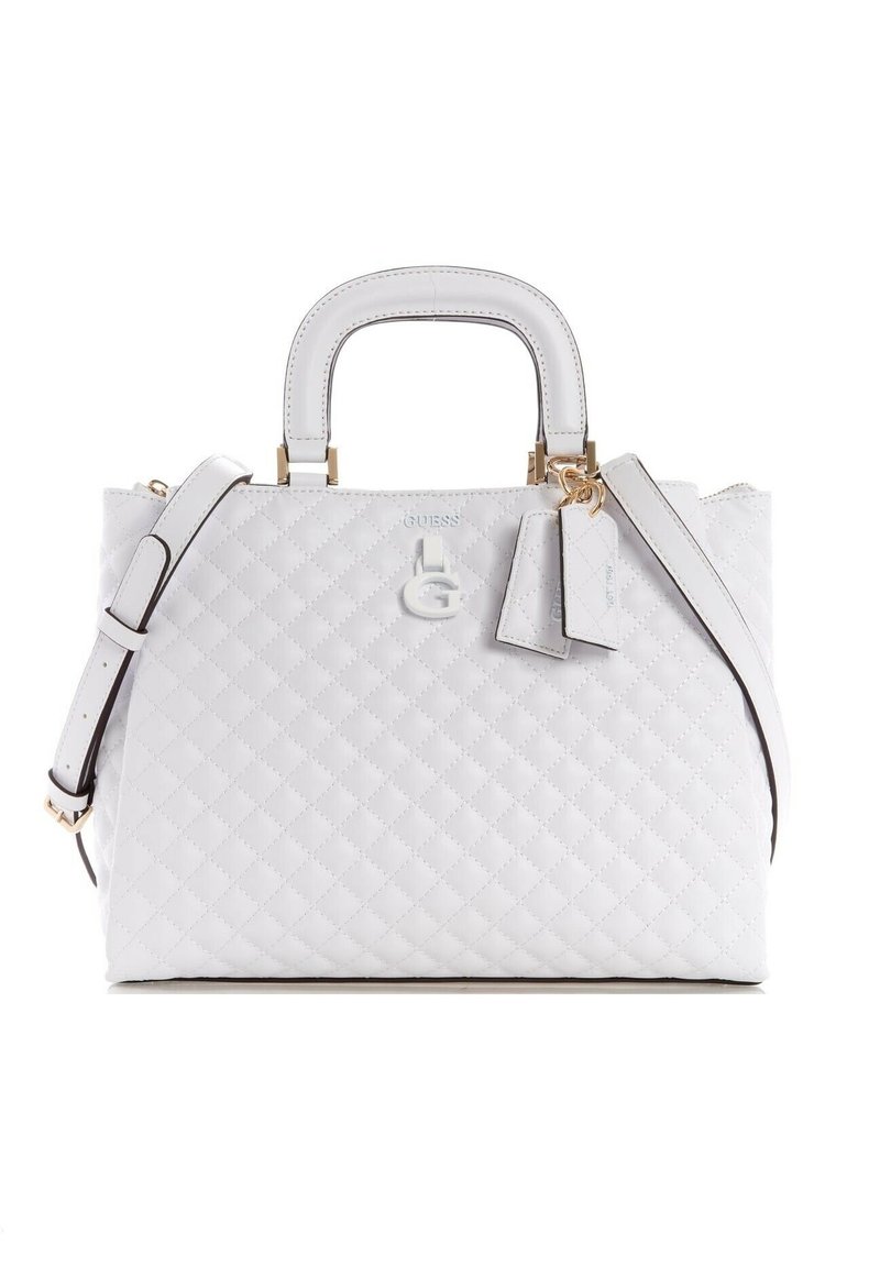 Damen Handtaschen | Guess RUE ROSE BAULETTO TRAPUNTATO Handtasche bianco/weiß - BU69703 Damen Handtaschen | Guess RUE ROSE BAULETTO TRAPUNTATO Handtasche bianco/weiß - BU69703