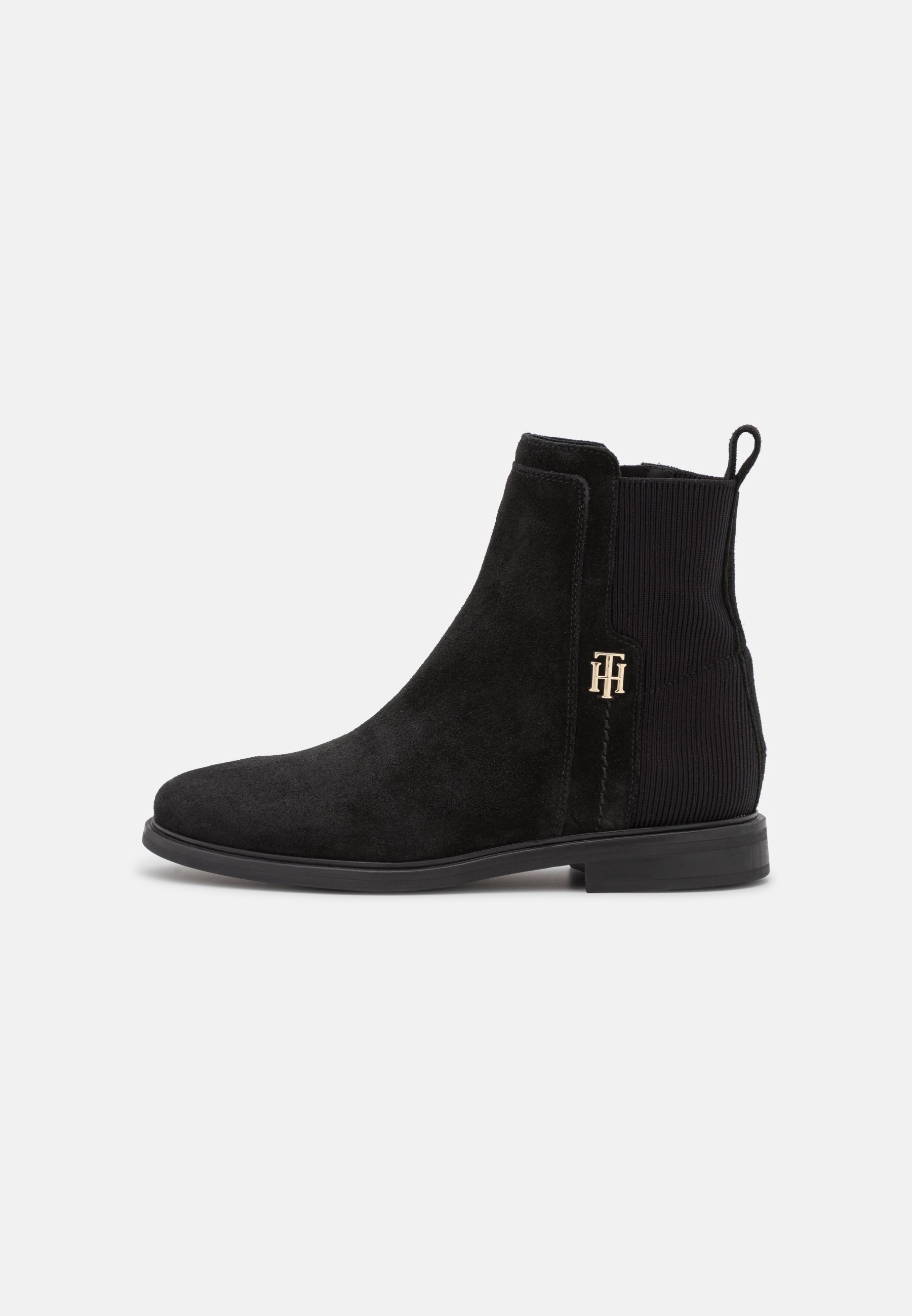 Tommy Hilfiger ESSENTIALS FLAT BOOT - Korte laarzen - black/Zwart -  Zalando.nl