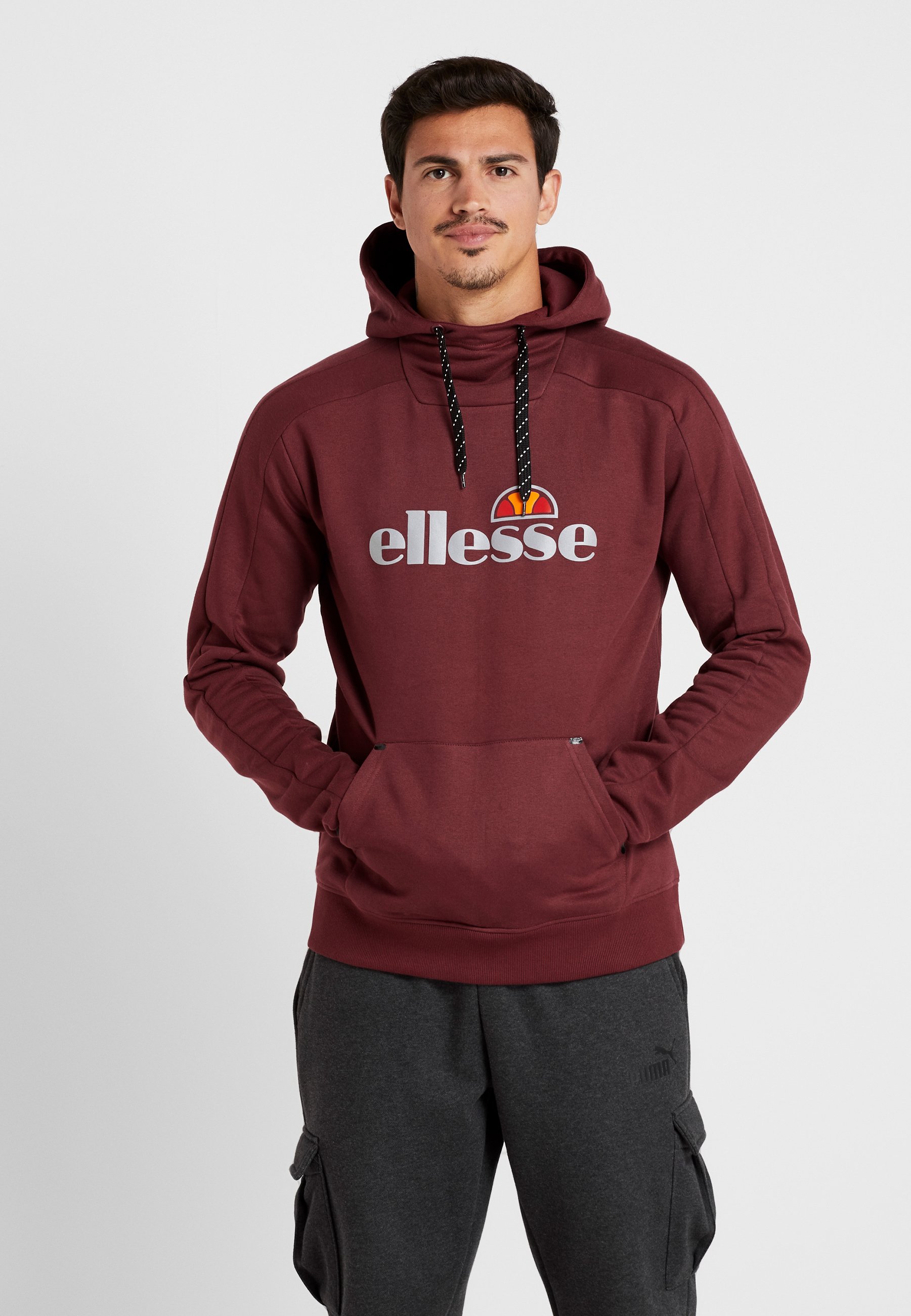 ellesse burgundy hoodie
