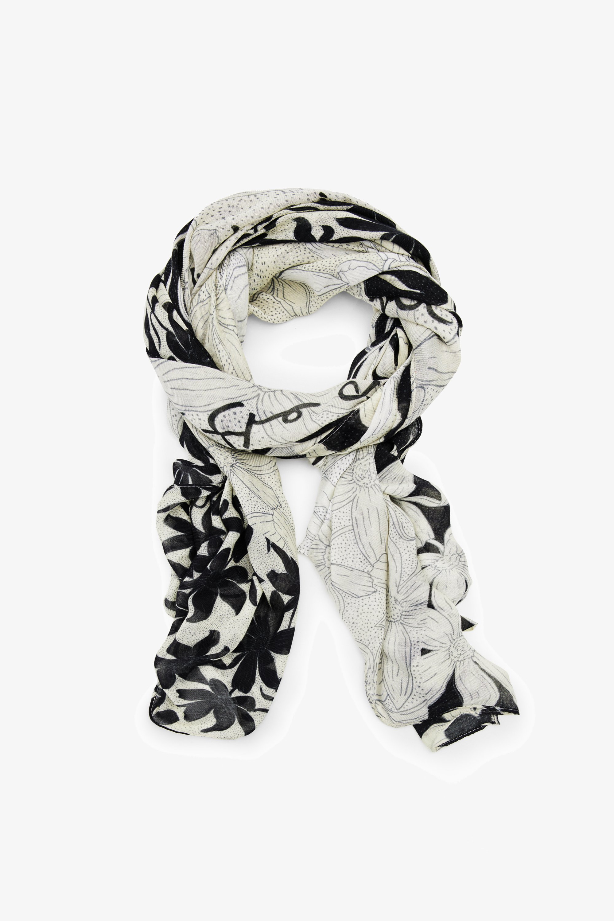 Sciarpa Desigual 180 Cm - 100% Poliestere - Motivo Colorato - Donna - Foto 3