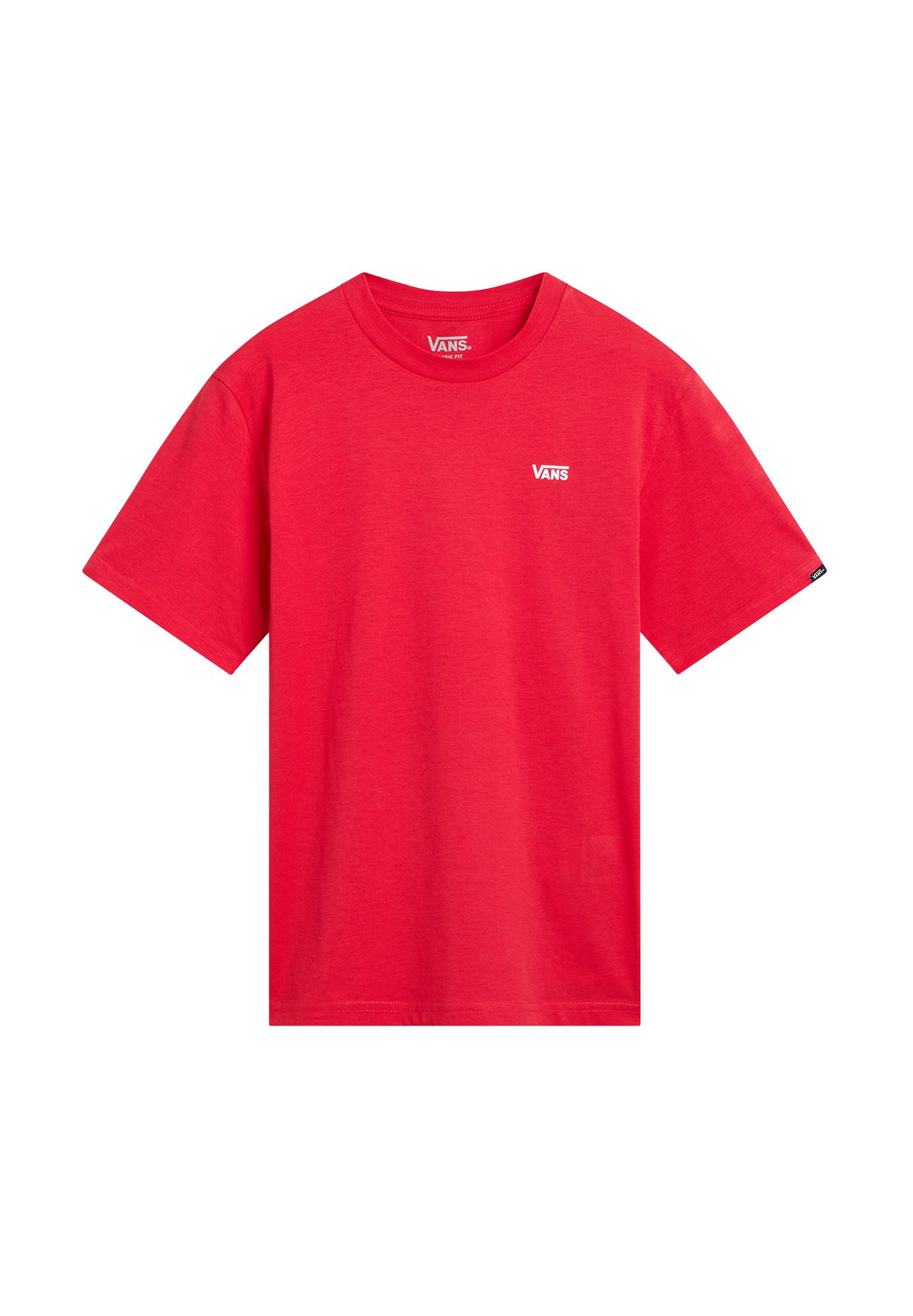 Vans LEFT CHEST Basic T-shirt racing red/dark red