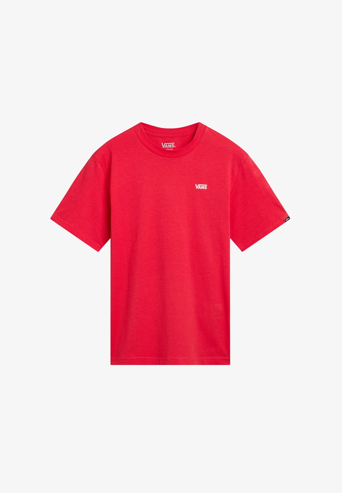 Vans LEFT CHEST Basic T-shirt racing red/dark red