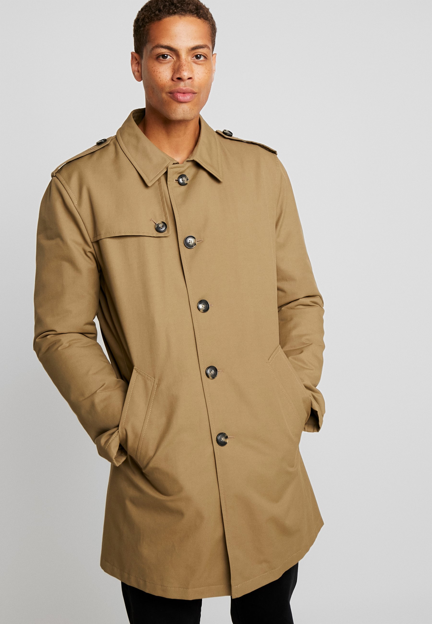 Weekday MARTY REVERSIBLE JACKET Halflange jas black Weekday MARTY REVERSIBLE JACKET Halflange jas black