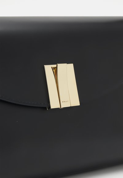Bally OLLAM POCKET TOP - Sac à main - black/gold-coloured