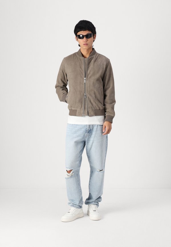 SLHARCHIVE - Leather jacket - morel4