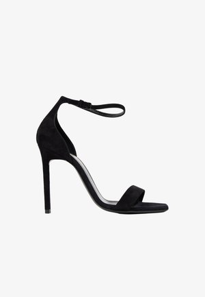 Saint Laurent, AMBER SANDAL BLACK - Sandales à talons hauts - black