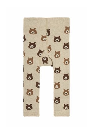 JoJo Maman Bébé EXTRA THICK - Leggingek - Nadrágok - natural bear