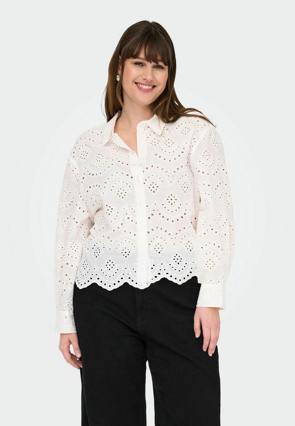 Hemdbluse - cloud dancer