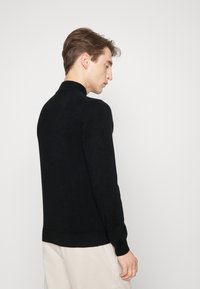 Wool & Co MOK NECK  - Camisola - nero