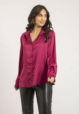 Dona x Lisa Chemisier - rouge framboise
