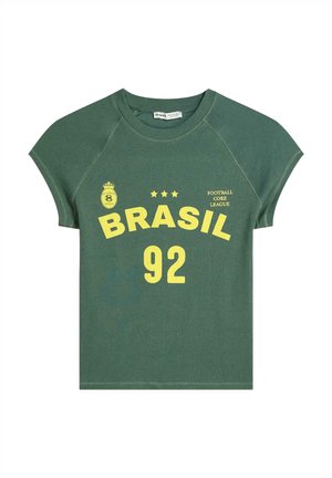 T-shirt con stampa - evergreen