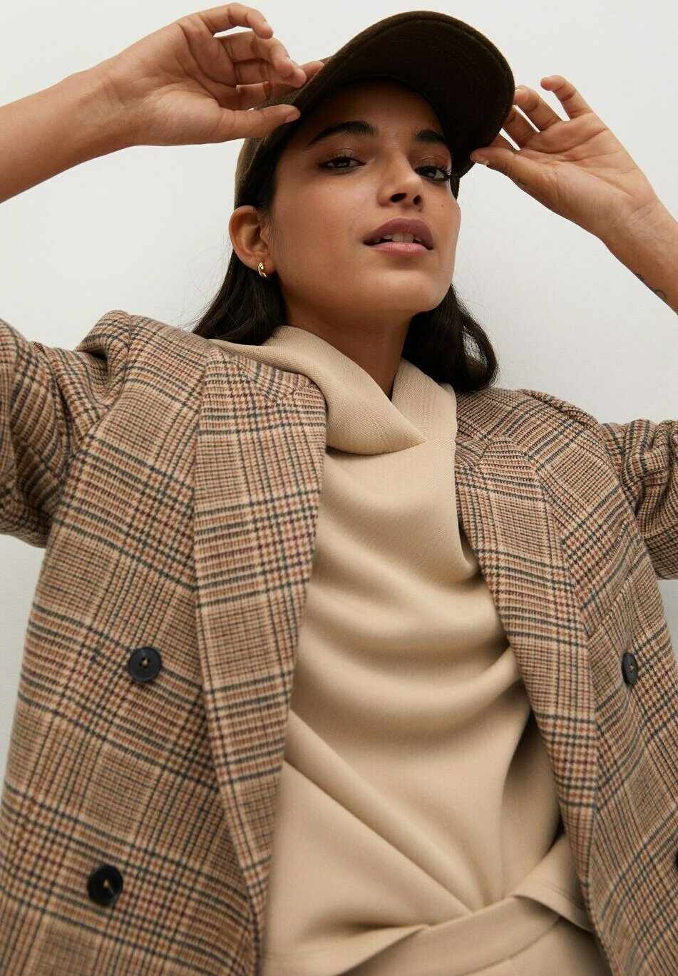 Mango CECILIA - Abrigo corto - braun/marrón - Zalando.es