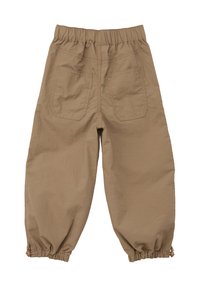 s.Oliver ELASTISCHE PARACHUTE - Stoffhose - sandstein