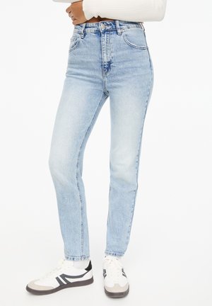 Jean droit - stone blue denim