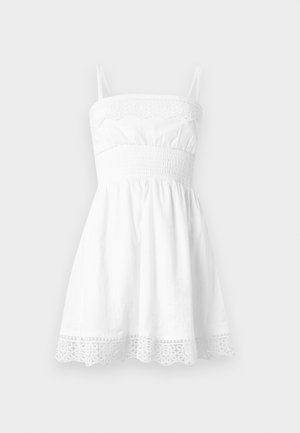 Hollister Co., HERITAGE TRIM SKORT MINI - Robe de jour - white