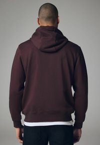 Next PREMIUM RICH - REGULAR FIT - Sudadera con cremallera - burgundy red
